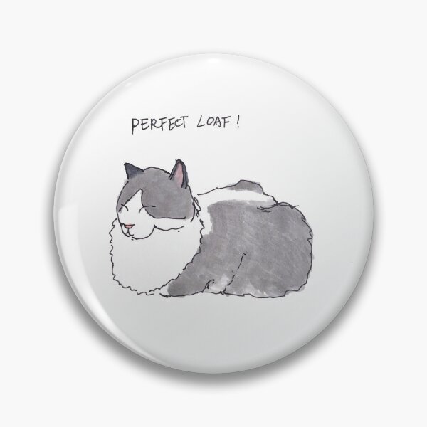 Item preview, Perfect loaf! - Cheeky cat designed and sold by LeMooMooSketch.