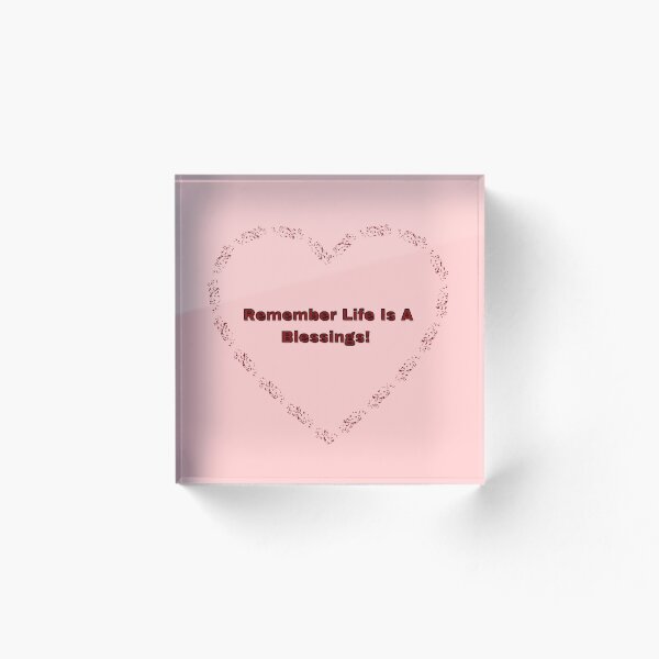 Item preview, Remember Life is A blessing  designed and sold by L-I-E-Store.
