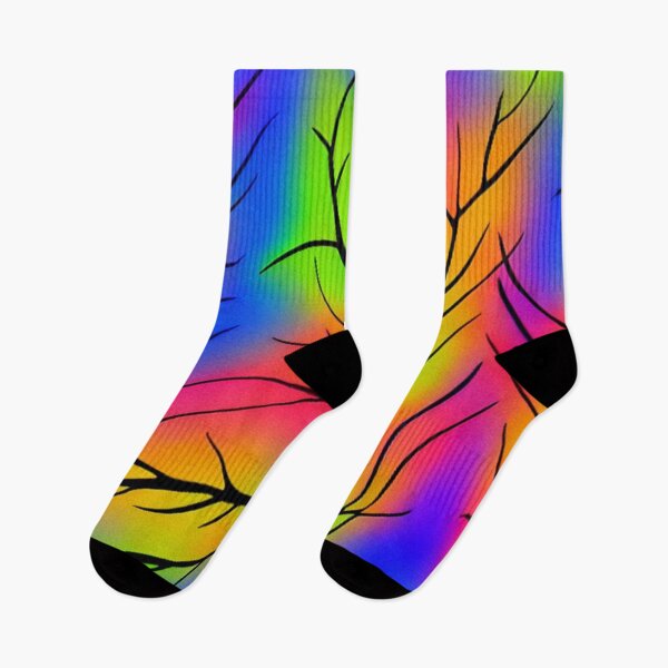 Item preview, Abstract Branches on Colorful Neon Sky designed and sold by calibrit.