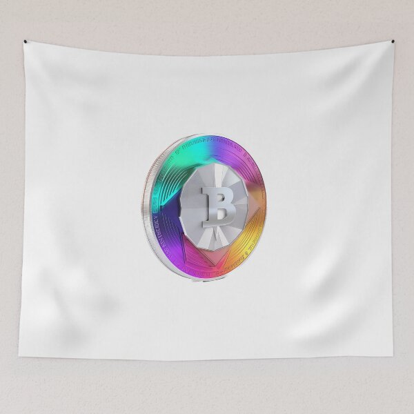 Item preview, Colorful bitcoin emblem designed and sold by E-PrintStore.