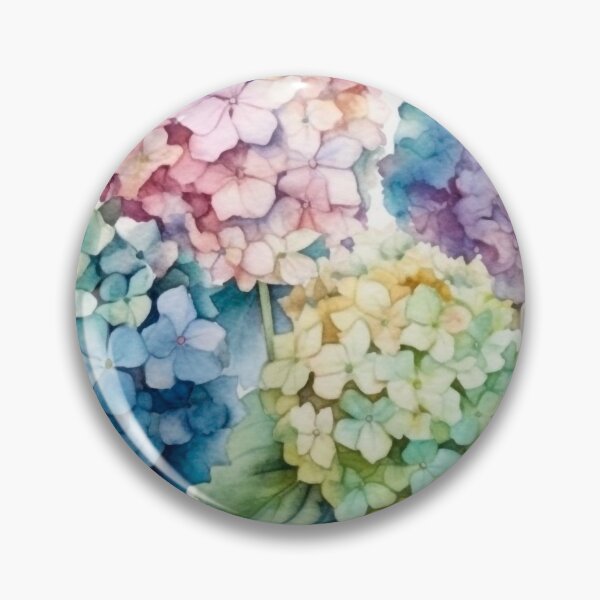 Item preview, hydrangeas in watercolor designed and sold by 4ddario.
