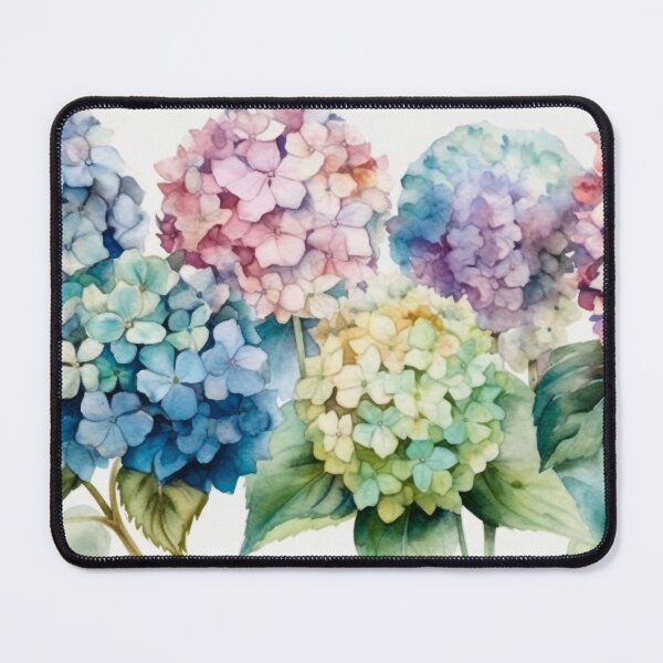 Item preview, hydrangeas in watercolor designed and sold by 4ddario.
