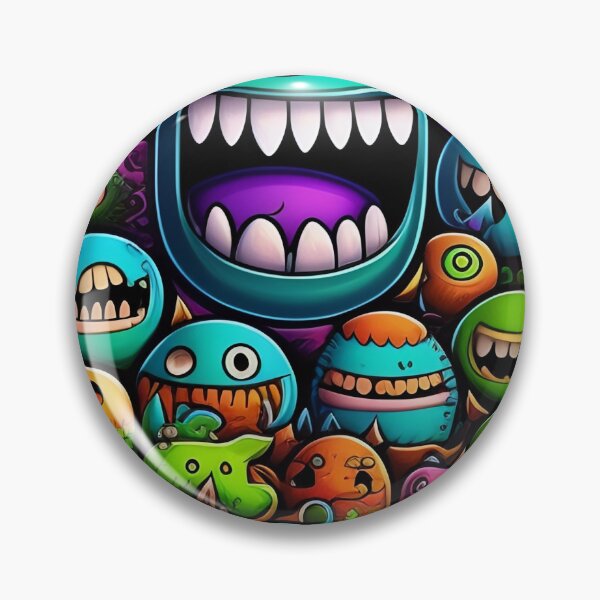 Item preview, Many monsters , doodle art style , colorful , funny designed and sold by Nayonstore.