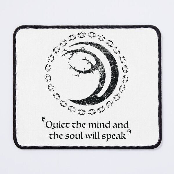 Item preview, Bodhi Tree Crescent Moon Black Distress designed and sold by Gnartist.