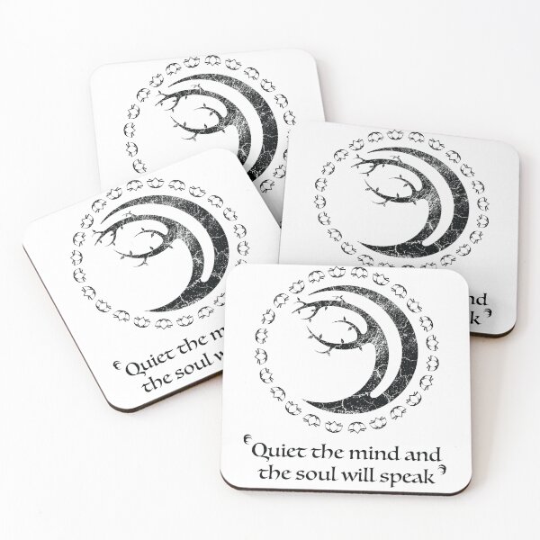 Item preview, Bodhi Tree Crescent Moon Black Distress  designed and sold by Gnartist.