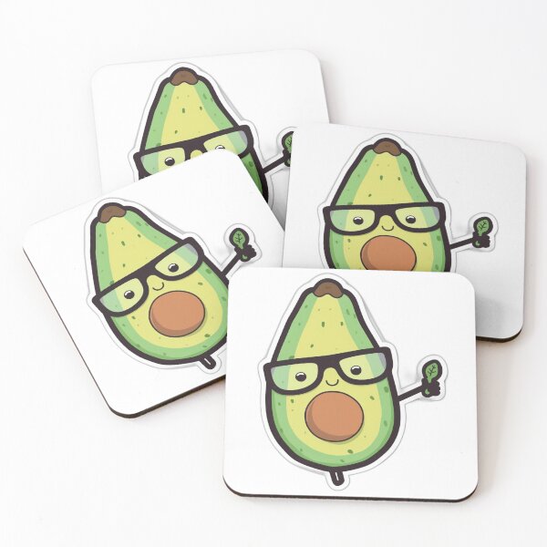 Item preview, Avocado holding leaf designed and sold by marezino.