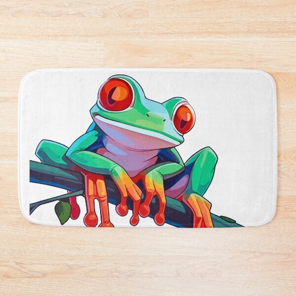 Item preview, Vibrant Red-Eyed Tree Frog T-Shirt Design designed and sold by Nange and Gabe.