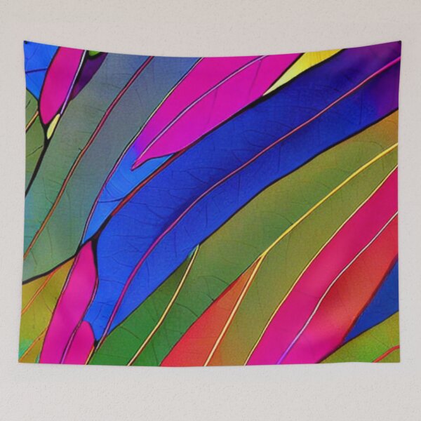Item preview, Abstract Colorful Leaf Pattern designed and sold by calibrit.