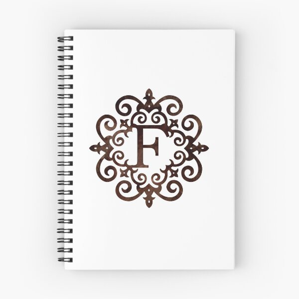 Item preview, Monogram F Rustic Gothic Motif designed and sold by simplymonogram.