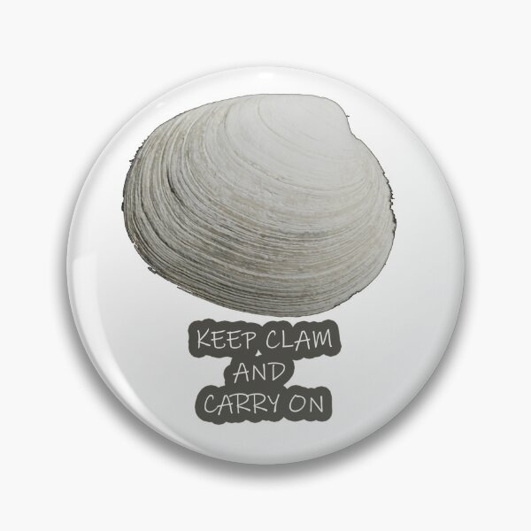 Item preview, Keep Clam and Carry On designed and sold by mark alan perry.