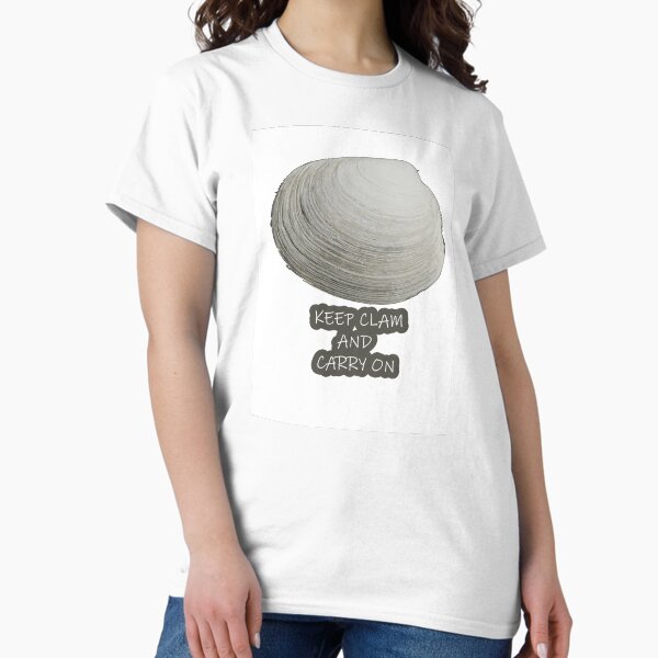 Item preview, Keep Clam and Carry On designed and sold by mark alan perry.