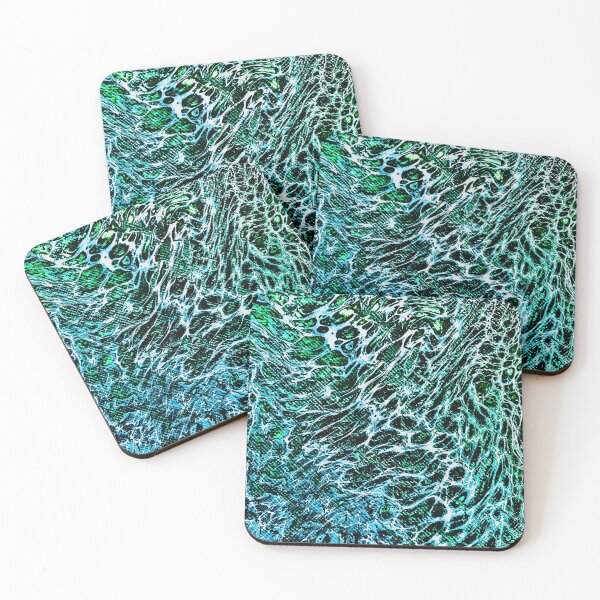 Item preview, Ocean abstract acrylic pour designed and sold by baksuart.