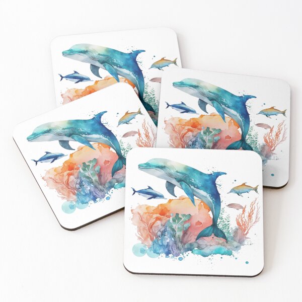 Item preview, Watercolor Aquatic Sealife designed and sold by SaikoDesigns.