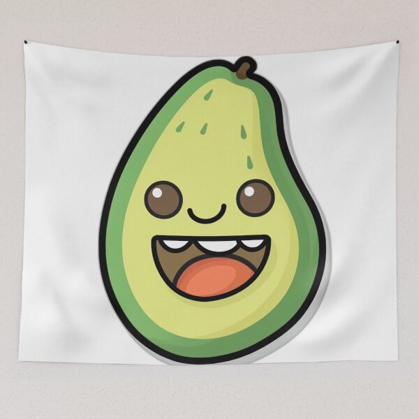 Item preview, Smiling avocado with teeth designed and sold by marezino.