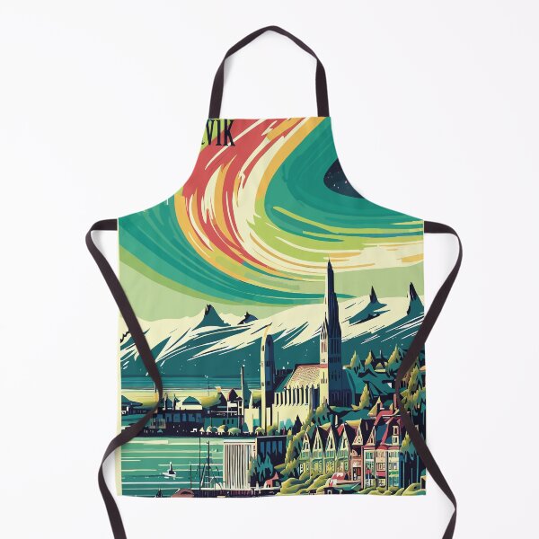 Item preview, Reykjavik, Iceland, Travel poster designed and sold by BokeeLee.