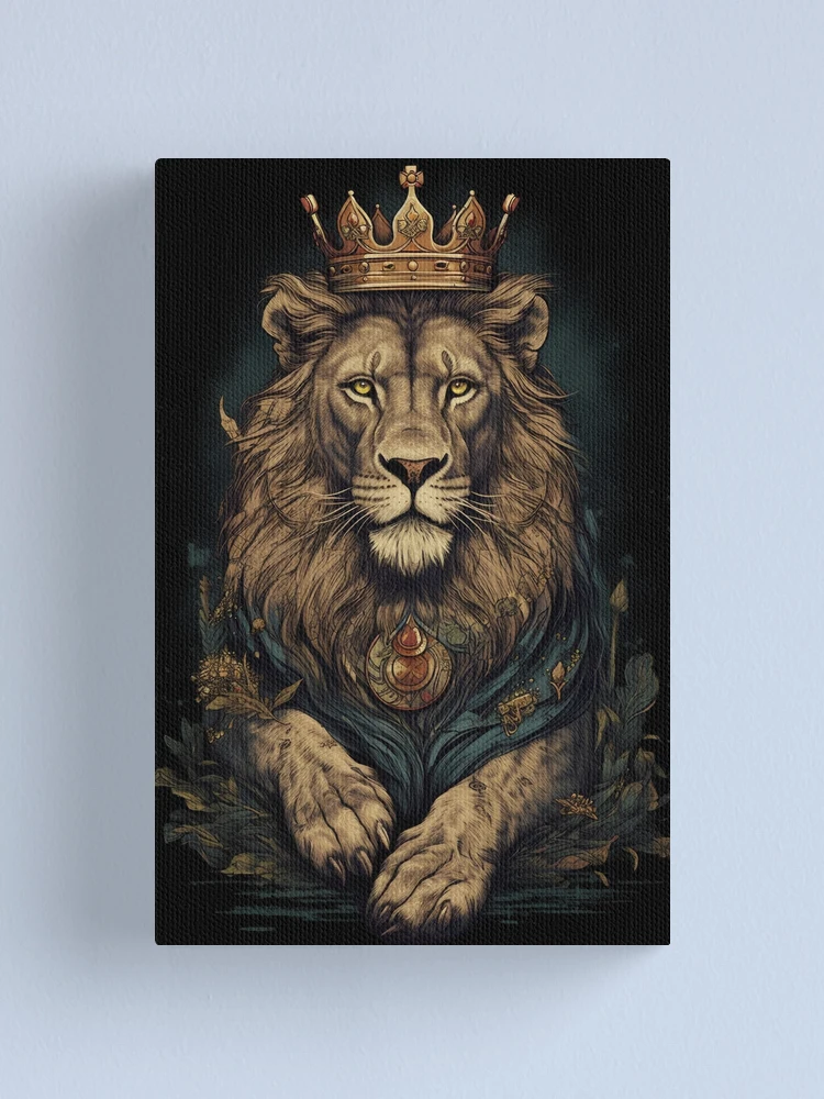 Lion with crown
