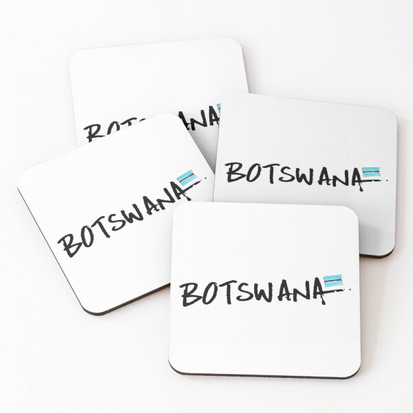 Item preview, Botswana Text Logo designed and sold by OzBots.