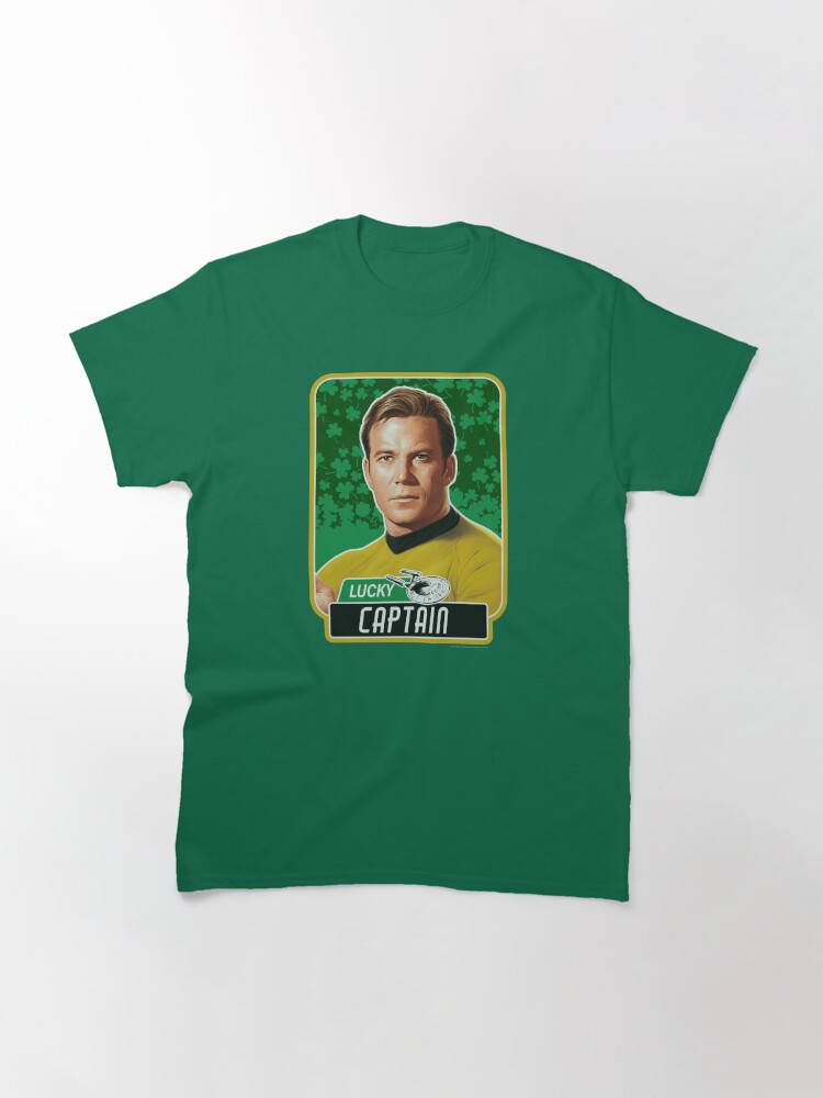 Star Trek: The Original Series St. Patrick's Day Lucky Captain Kirk |  Classic T-Shirt