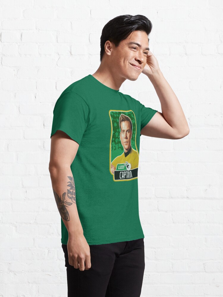 Star Trek: The Original Series St. Patrick's Day Lucky Captain Kirk |  Classic T-Shirt