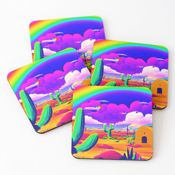 Item preview, Desert Dreams Pop Art Landscape designed and sold by LaRoach Digital Arts.