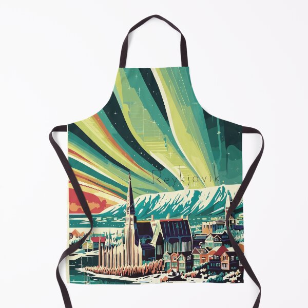 Item preview, Reykjavik, Iceland, Travel poster designed and sold by BokeeLee.