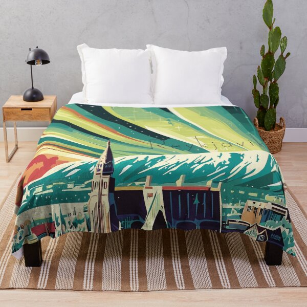 Item preview, Reykjavik, Iceland, Travel poster designed and sold by BokeeLee.