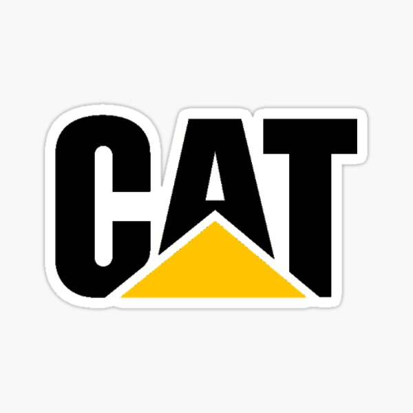 CAT caterpillar products Sticker