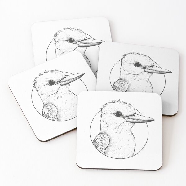 Item preview, Baby kookaburra Round Border designed and sold by OtterComforts.