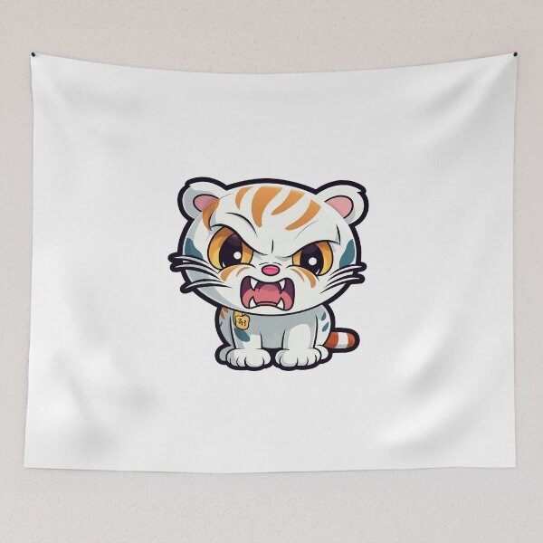 Item preview, Baby tigre angry sometimes tenderness gets angry designed and sold by E-PrintStore.