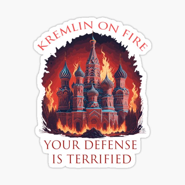 Item preview, Kremlin on fire. Burning Kremlin - Moscow City On Fire Classic T-Shirt designed and sold by DRIGLI.
