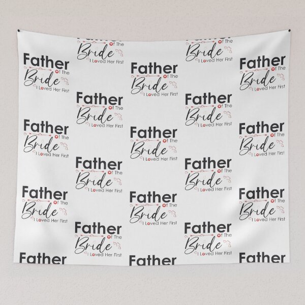 Item preview, Father of the bride i loved her first for father's day designed and sold by Sketches-Design.