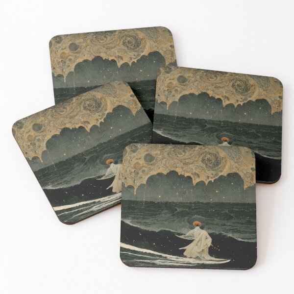 Item preview, Vampire Surfing in Malibu at Night designed and sold by SamJanner.