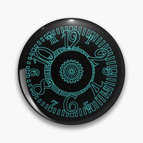 Item preview, Ghost Trick clock simple blue designed and sold by Shiseru.