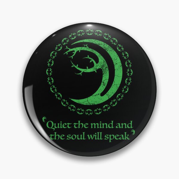 Item preview, Bodhi Tree Crescent Moon Green Distressed Mind designed and sold by Gnartist.