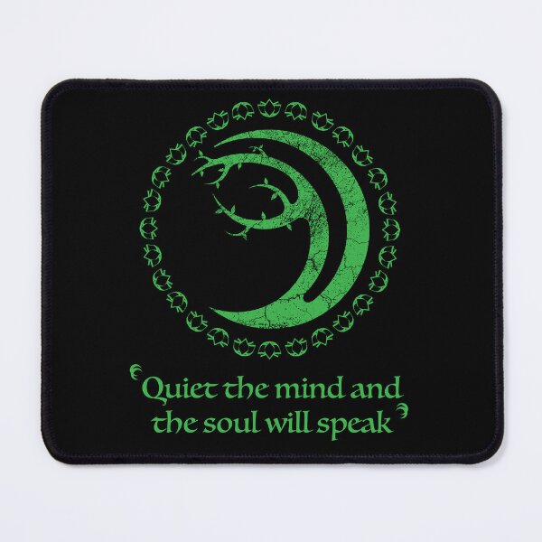 Item preview, Bodhi Tree Crescent Moon Green Distressed Mind designed and sold by Gnartist.