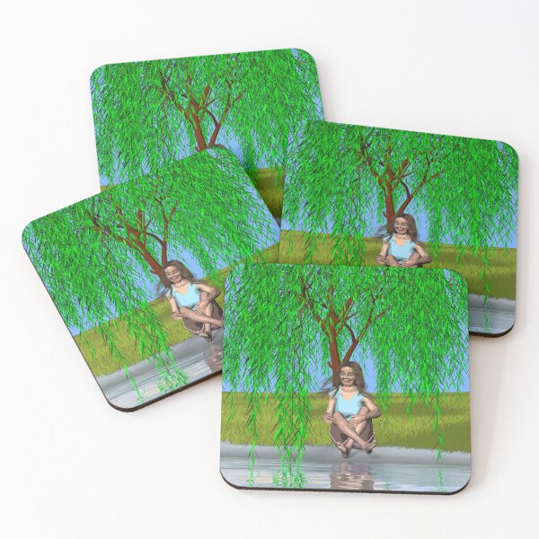 Item preview, The laughing girl under the weeping willow designed and sold by Luigi Carpentiere.