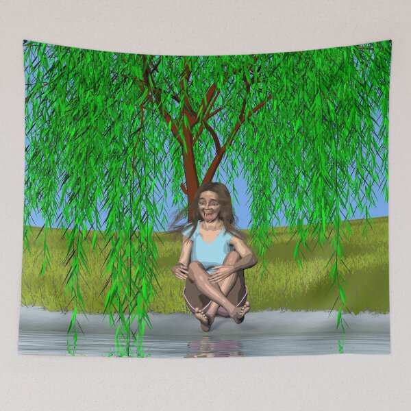 Item preview, The laughing girl under the weeping willow designed and sold by Luigi Carpentiere.