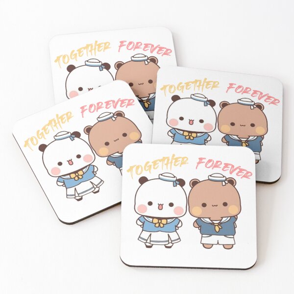 Item preview, Panda And Brownie Bear Couple designed and sold by STOREMUZAN.