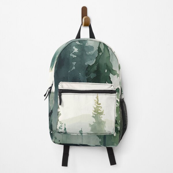 Item preview, Foggy Green Forest Abstract Watercolor designed and sold by NLopezArt.