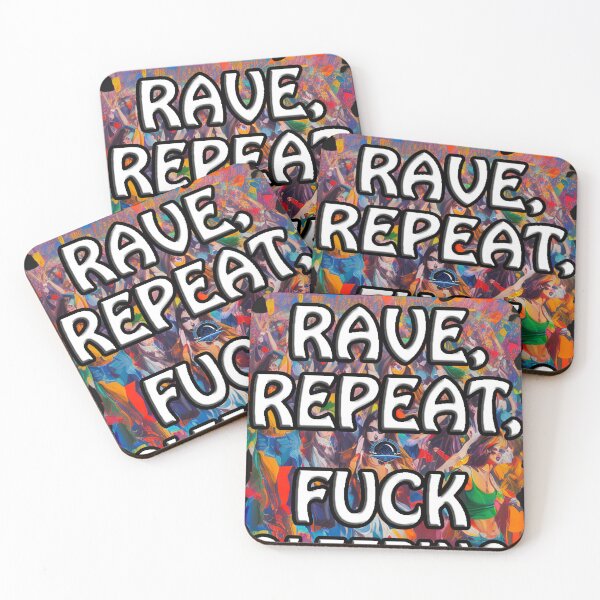Item preview, Nightstorm Rave On: Eat, Rave, Repeat, Fuck Sleep designed and sold by leyfinder.