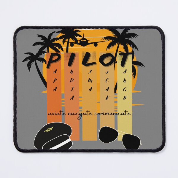 Item preview, PILOT papa india lima oscar tango AVIATE NAVIGATE COMMUNICATE - icao phonetic alphabet designed and sold by AviationArtists.