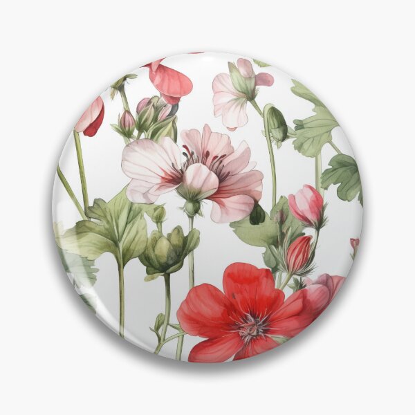 Item preview, Geranium Flowers and Leaves  designed and sold by silviaol.