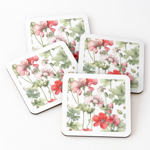 Item preview, Geranium Flowers and Leaves  designed and sold by silviaol.
