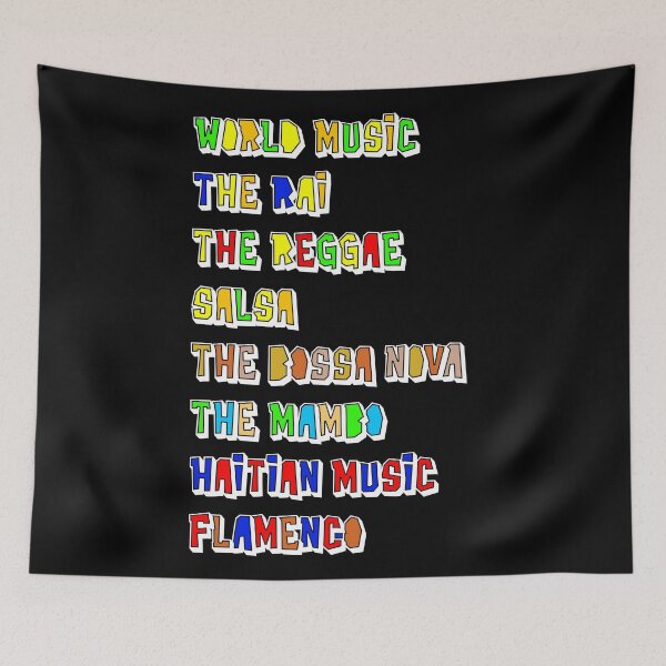 Item preview, World music styles designed and sold by Artbellachi.