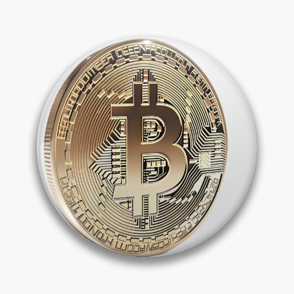 Item preview, Emblema Bitcoin Dorado designed and sold by E-PrintStore.