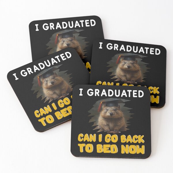 Item preview, I Graduated, Can I Go Back To Bed Now designed and sold by CanaryCanvas.