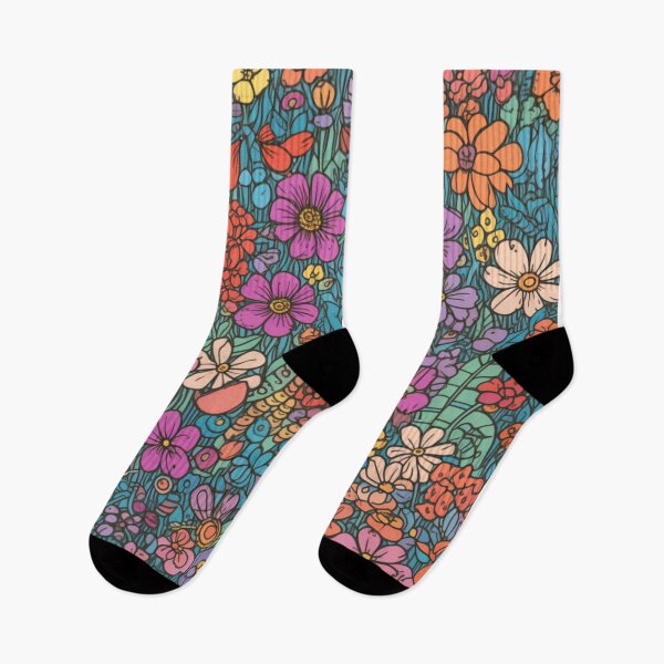 Item preview, bright flowers  designed and sold by Hilary Thwaites.