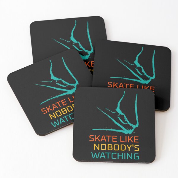 Item preview, skate like nobody's watching painted  designed and sold by PRYMULLART.