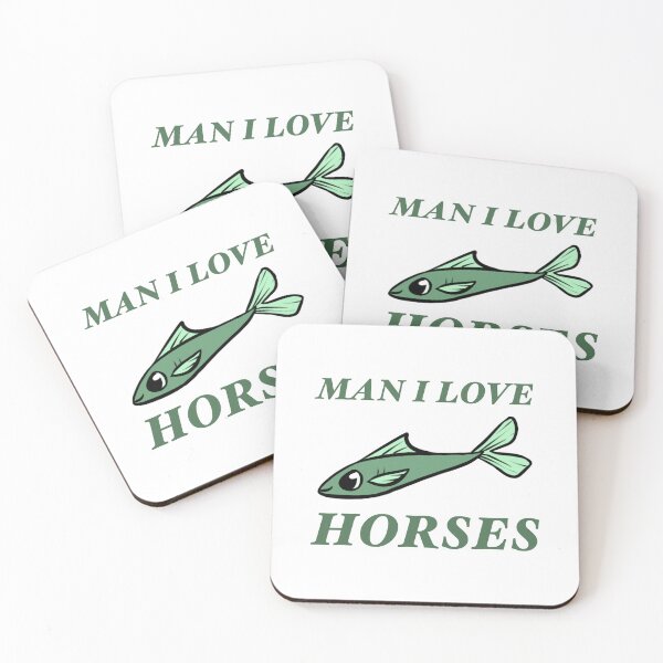 Item preview, Man I love horses designed and sold by AConfusedCanary.