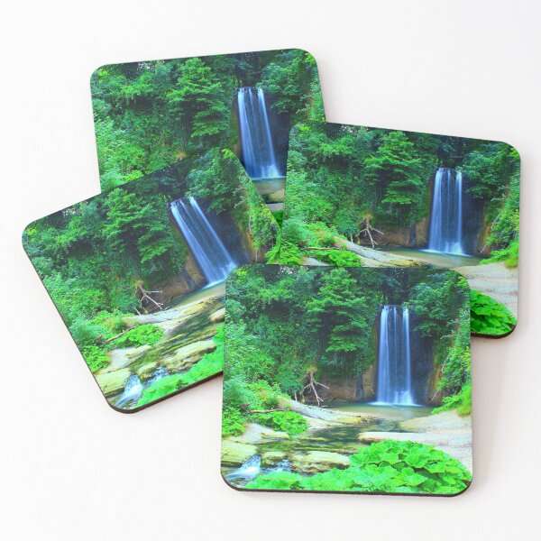 Item preview, Long-exposure shot of Cascata dell'Antico Mulino in Sarnano designed and sold by Kristina Drozd.